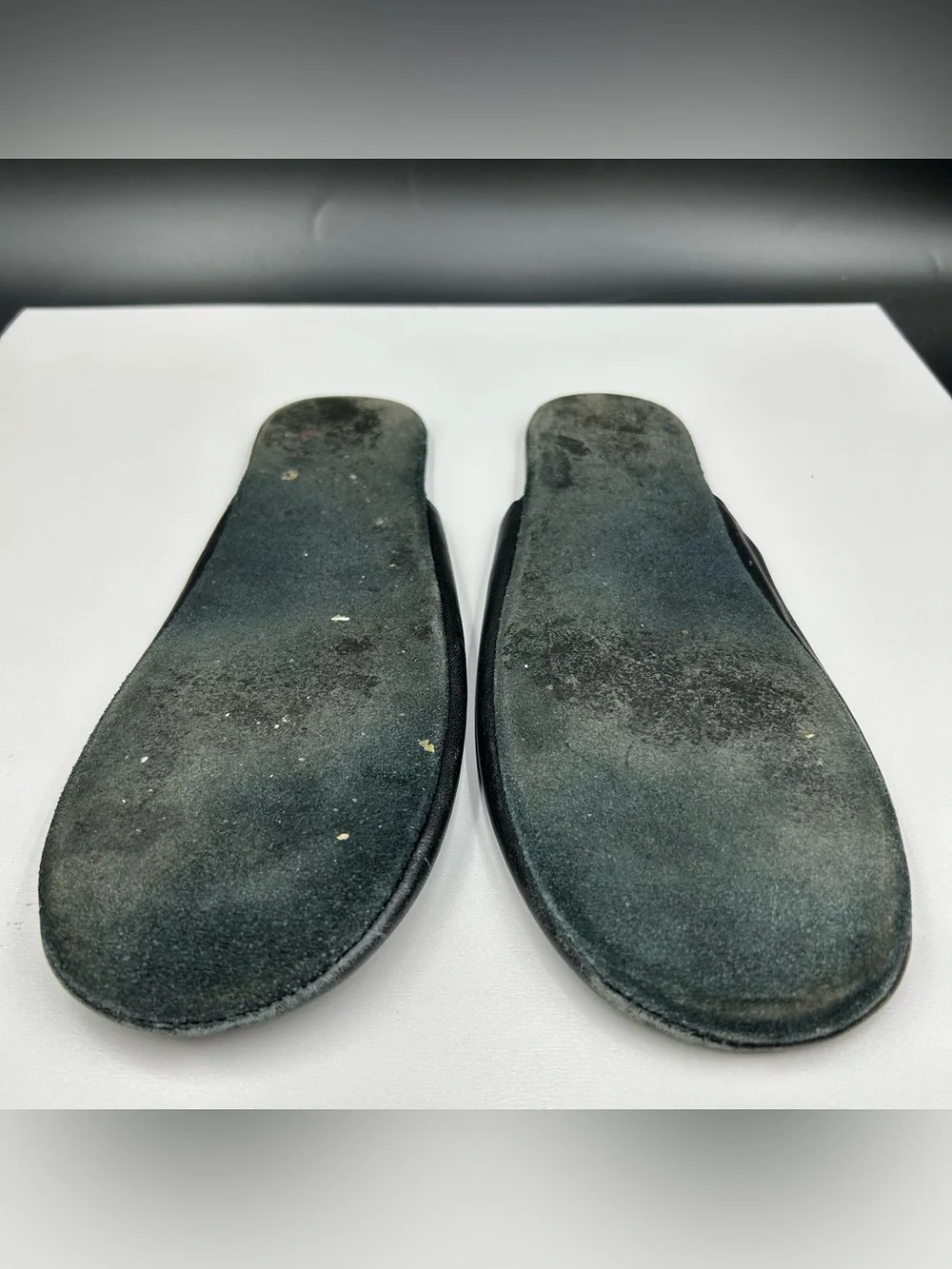 Vintage Cadillac Leather Travel Slippers Zipper Case Made Korea Hotel Gift
